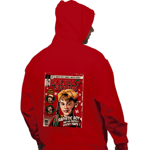 Daily_Deal_Shirts Pullover Hoodies, Unisex / Small / Red Holiday Stories