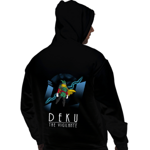 Daily_Deal_Shirts Pullover Hoodies, Unisex / Small / Black Deku The Vigilante