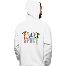 Load image into Gallery viewer, Shirts Pullover Hoodies, Unisex / Small / White Space Girls
