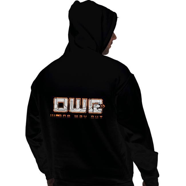 Daily_Deal_Shirts Pullover Hoodies, Unisex / Small / Black 1 Way Out