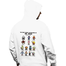 Load image into Gallery viewer, Daily_Deal_Shirts Pullover Hoodies, Unisex / Small / White The Timey Wimey Adventures of the Doctor
