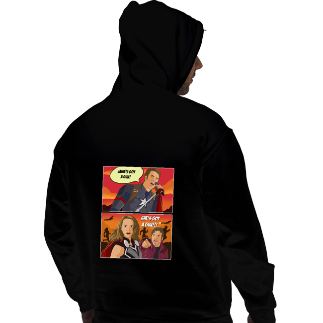 Daily_Deal_Shirts Pullover Hoodies, Unisex / Small / Black Not Another Superhero Movie