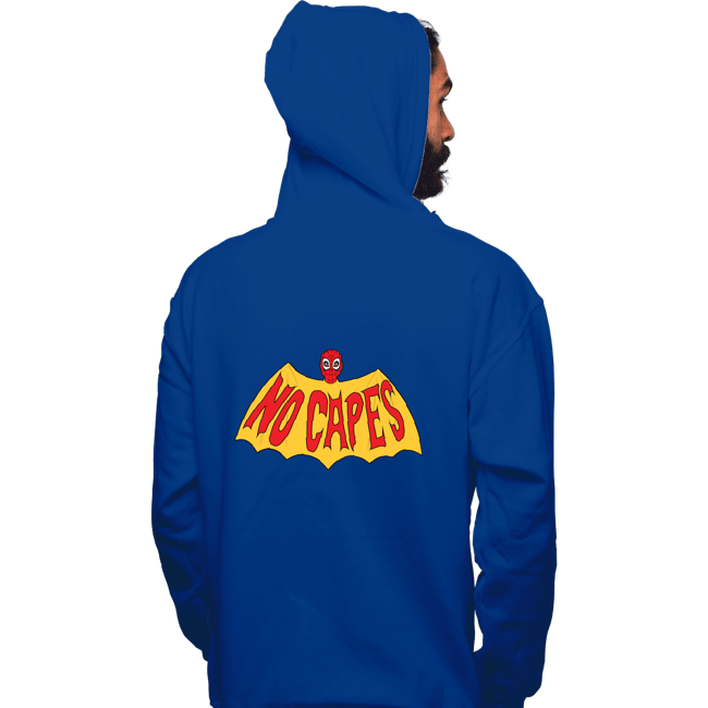 Secret_Shirts Pullover Hoodies, Unisex / Small / Royal Blue No Spidey Capes