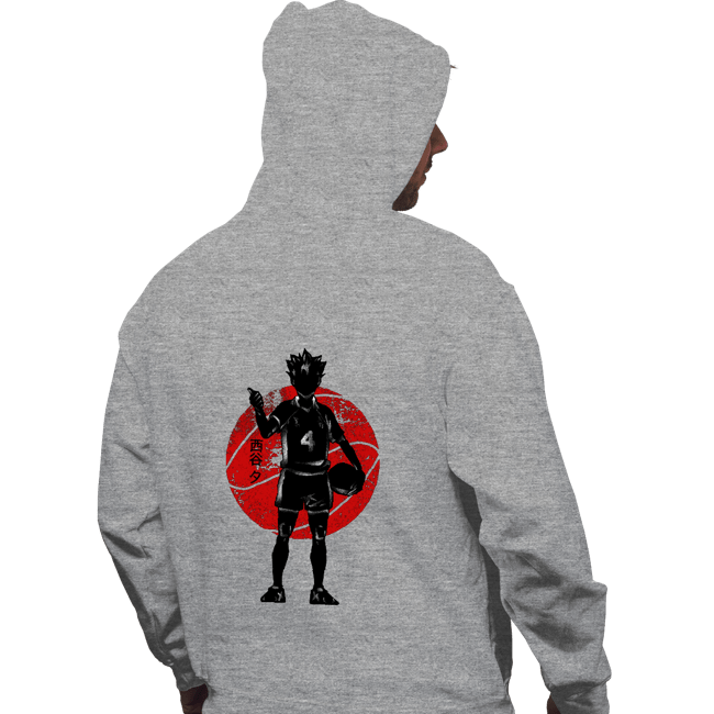 Shirts Pullover Hoodies, Unisex / Small / Sports Grey Crimson Yū Nishinoya
