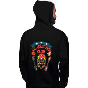 Daily_Deal_Shirts Pullover Hoodies, Unisex / Small / Black Gladiators Club