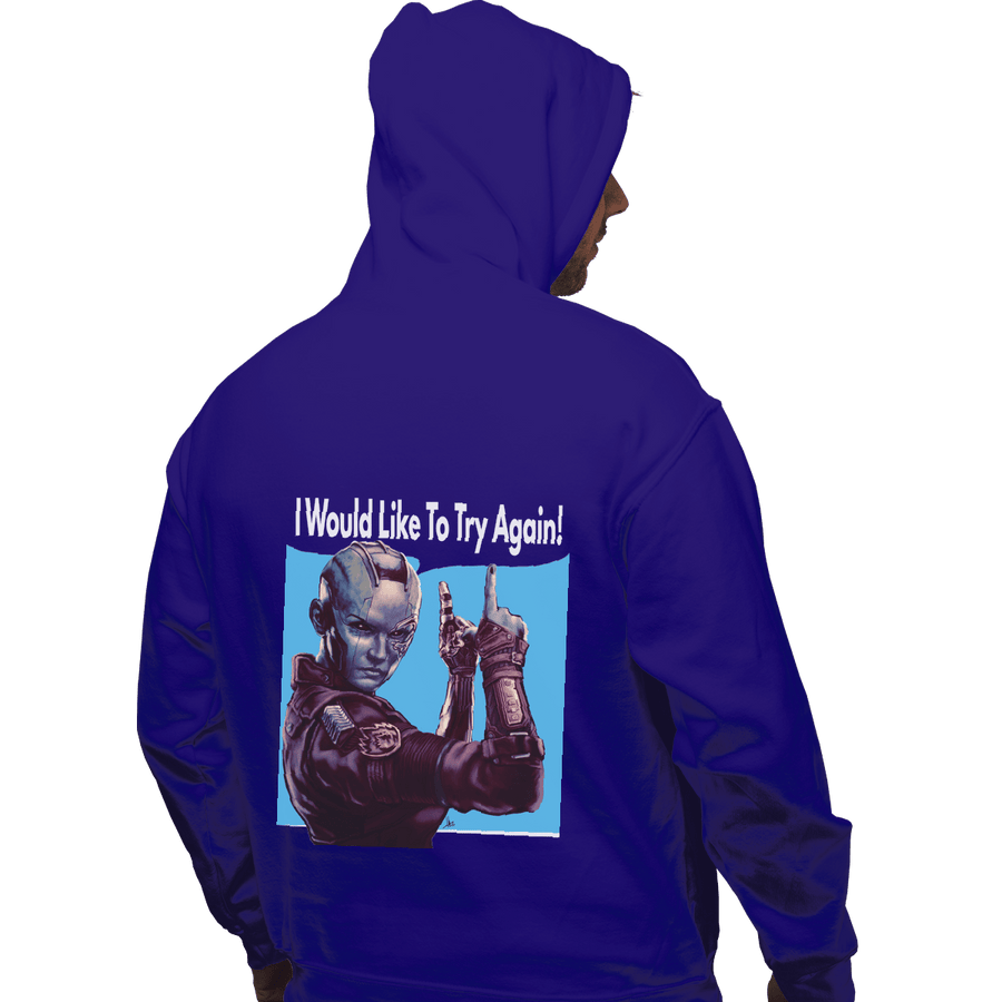 Shirts Zippered Hoodies, Unisex / Small / Violet Nebula Can Do It