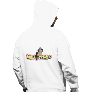 Shirts Zippered Hoodies, Unisex / Small / White Fresh Princess Of Agrabah