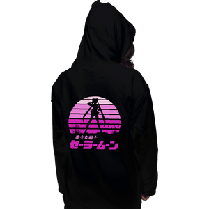 Shirts Pullover Hoodies, Unisex / Small / Black Sailor Moon Sun Set