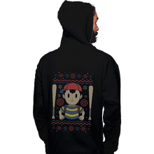 Load image into Gallery viewer, Shirts Pullover Hoodies, Unisex / Small / Black PSI Powers Christmas
