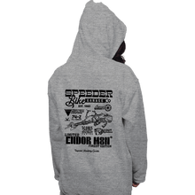 Load image into Gallery viewer, Daily_Deal_Shirts Pullover Hoodies, Unisex / Small / Sports Grey Speeder Bike Garage
