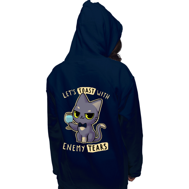 Daily_Deal_Shirts Pullover Hoodies, Unisex / Small / Navy Enemy Tears