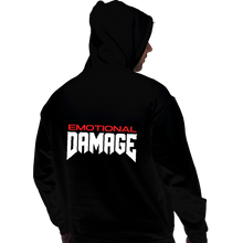 Load image into Gallery viewer, Daily_Deal_Shirts Pullover Hoodies, Unisex / Small / Black Emotional Damage
