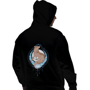 Shirts Zippered Hoodies, Unisex / Small / Black Howling Wolf