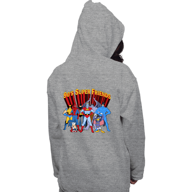 Secret_Shirts Pullover Hoodies, Unisex / Small / Sports Grey The 90s Superfriends