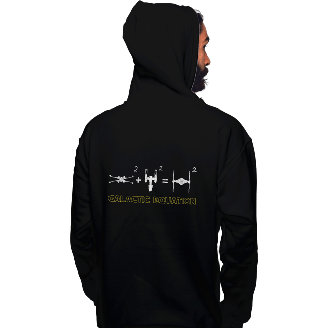 Daily_Deal_Shirts Pullover Hoodies, Unisex / Small / Black Galactic Equation