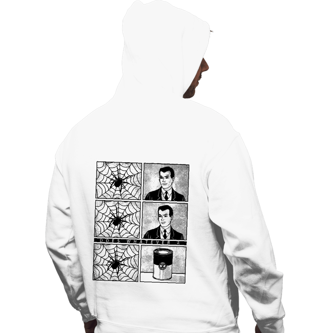 Secret_Shirts Pullover Hoodies, Unisex / Small / White Spider Can