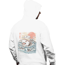 Load image into Gallery viewer, Shirts Pullover Hoodies, Unisex / Small / White Sharkiri Sushi

