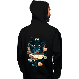 Daily_Deal_Shirts Pullover Hoodies, Unisex / Small / Black Dragon Valentine