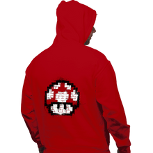 Load image into Gallery viewer, Shirts Pullover Hoodies, Unisex / Small / Red Mushroom Spray
