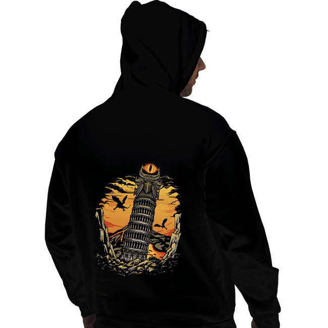 Daily_Deal_Shirts Pullover Hoodies, Unisex / Small / Black Leaning Dark Tower