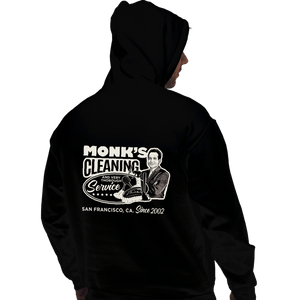Shirts Pullover Hoodies, Unisex / Small / Black Monk Cleaning Service