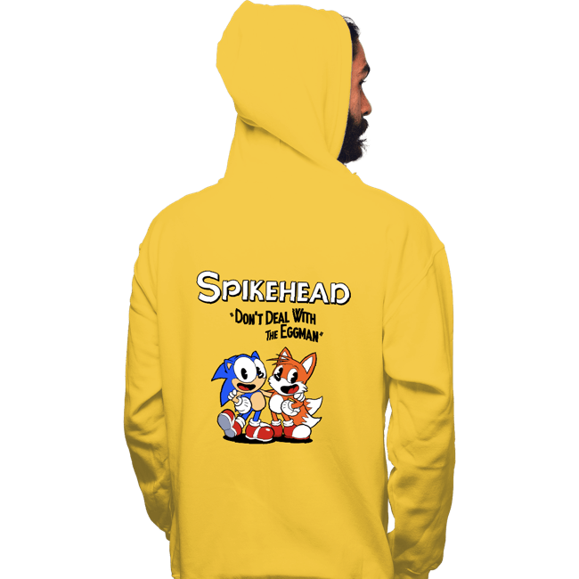 Daily_Deal_Shirts Pullover Hoodies, Unisex / Small / Gold Spikehead