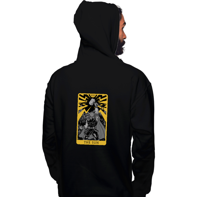Shirts Pullover Hoodies, Unisex / Small / Black Tarot The Sun