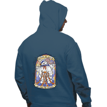 Load image into Gallery viewer, Shirts Pullover Hoodies, Unisex / Small / Indigo Blue In Gozer We Trust
