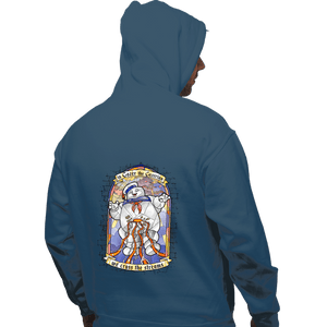 Shirts Pullover Hoodies, Unisex / Small / Indigo Blue In Gozer We Trust