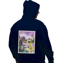 Load image into Gallery viewer, Shirts Pullover Hoodies, Unisex / Small / Navy Adventure Awaits In Wonderland
