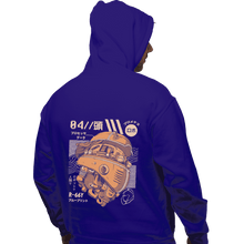 Load image into Gallery viewer, Shirts Pullover Hoodies, Unisex / Small / Violet Robo Head
