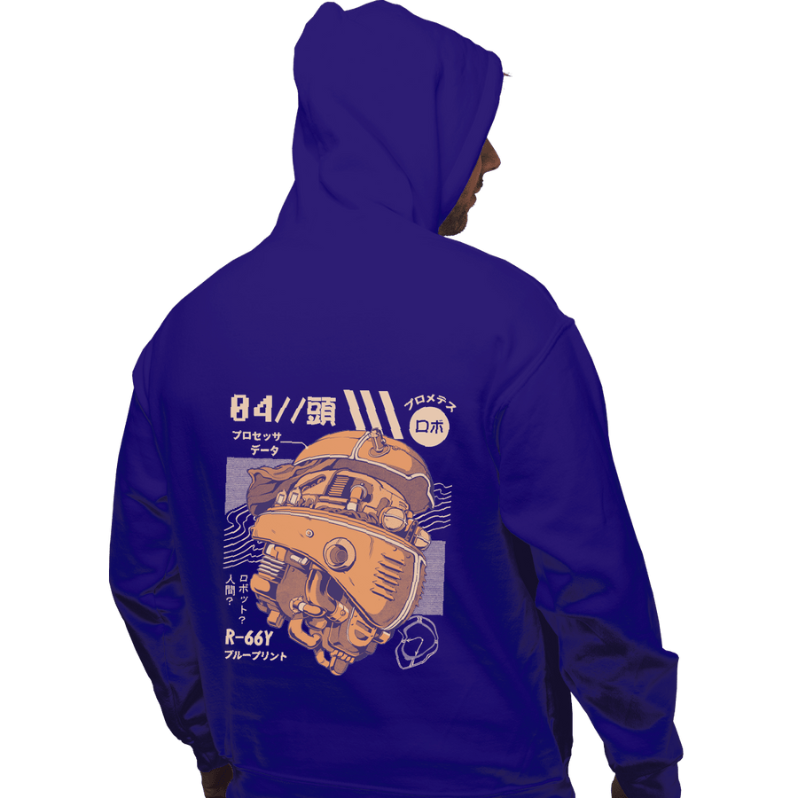 Shirts Pullover Hoodies, Unisex / Small / Violet Robo Head