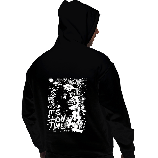 Daily_Deal_Shirts Pullover Hoodies, Unisex / Small / Black Beetlejuice Splatter