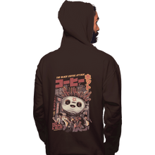 Load image into Gallery viewer, Shirts Pullover Hoodies, Unisex / Small / Dark Chocolate Black Coffee Attack
