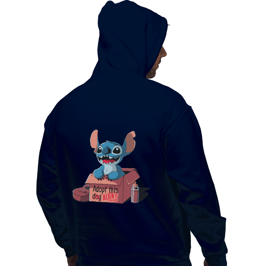 Shirts Pullover Hoodies, Unisex / Small / Navy Adopt This Dog
