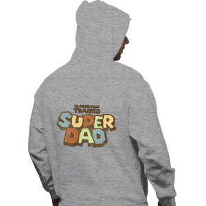 Daily_Deal_Shirts Pullover Hoodies, Unisex / Small / Sports Grey Super Dad