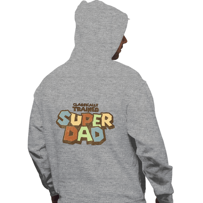 Daily_Deal_Shirts Pullover Hoodies, Unisex / Small / Sports Grey Super Dad