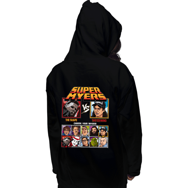 Daily_Deal_Shirts Pullover Hoodies, Unisex / Small / Black Super Mike Myers