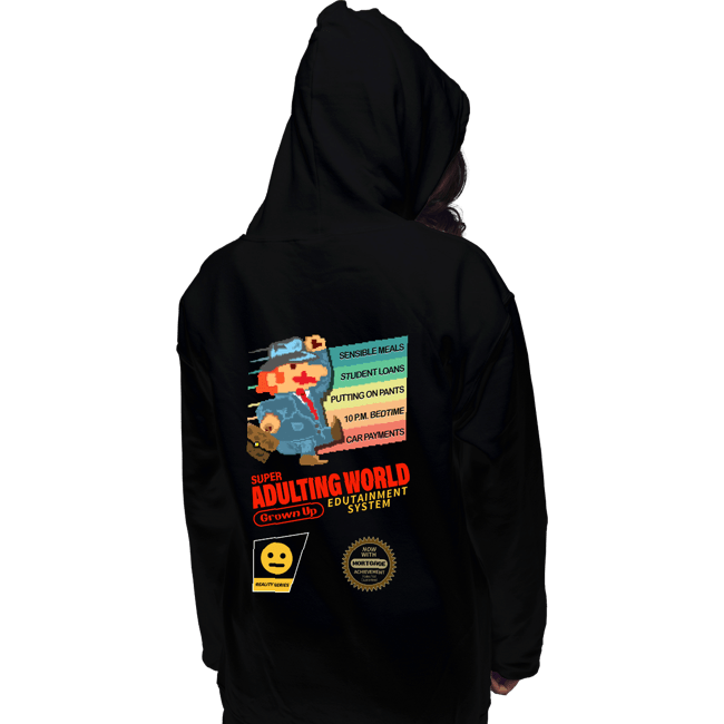 Secret_Shirts Pullover Hoodies, Unisex / Small / Black Adulting World