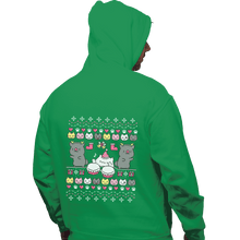 Load image into Gallery viewer, Shirts Pullover Hoodies, Unisex / Small / Irish Green Bongo Night
