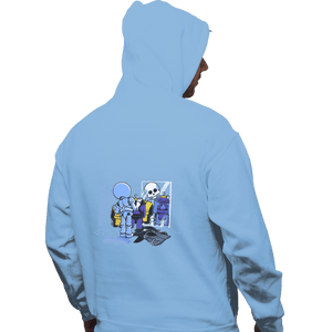 Shirts Zippered Hoodies, Unisex / Small / Royal Blue Skull Style