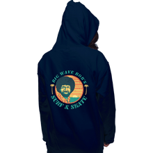 Load image into Gallery viewer, Shirts Pullover Hoodies, Unisex / Small / Navy Big Wave Bob
