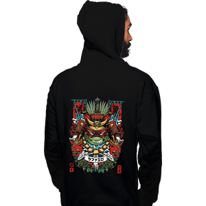 Daily_Deal_Shirts Pullover Hoodies, Unisex / Small / Black Samurai Raph