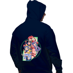 Daily_Deal_Shirts Pullover Hoodies, Unisex / Small / Navy Robot Hearts