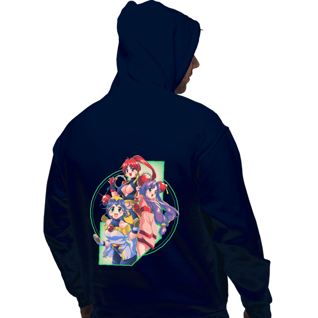 Daily_Deal_Shirts Pullover Hoodies, Unisex / Small / Navy Robot Hearts