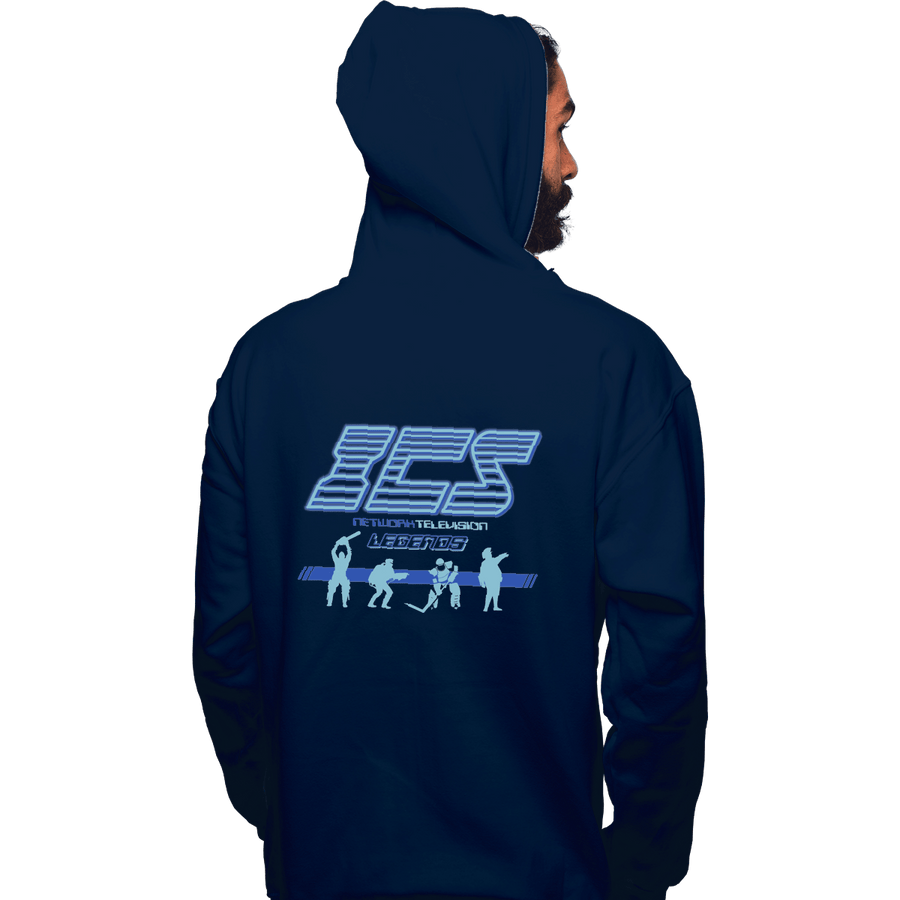Shirts Pullover Hoodies, Unisex / Small / Navy Running Man ICS Legends