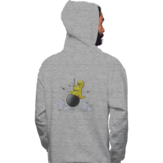 Shirts Pullover Hoodies, Unisex / Small / Sports Grey Wrecking Ball