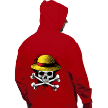 Load image into Gallery viewer, Secret_Shirts Pullover Hoodies, Unisex / Small / Red Skeleton Mugiwara
