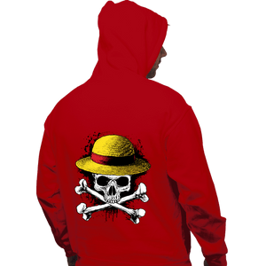 Secret_Shirts Pullover Hoodies, Unisex / Small / Red Skeleton Mugiwara
