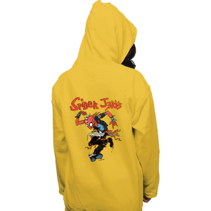 Daily_Deal_Shirts Pullover Hoodies, Unisex / Small / Gold Spider Jerks